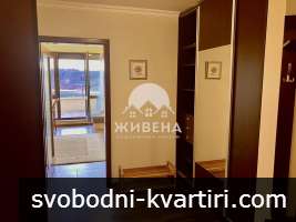 Панорамен двустаен обзаведен апартамент на първа линия море, гр. Черноморец