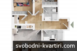 Тристаен апартамент в Residential Park Тристаен апартамент в Residential Park