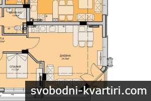 2-стаен гр. Бургас - Меден Рудник - зона В 77m² 2-стаен гр. Бургас - Меден Рудник - зона В 77m²