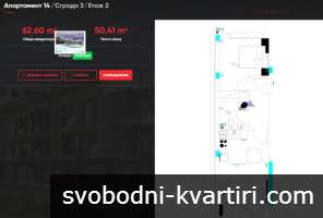 Продажба 1-стаен гр. Пловдив - Център 44m² Продажба 1-стаен гр. Пловдив - Център 44m²