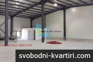 Склад с ТОВАРНА РАМПА TIR , голямо лице на две асфалтирани улици Склад с ТОВАРНА РАМПА TIR , голямо лице на две асфалтирани улици