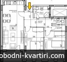апартамент с 2 спални, с акт 16 апартамент с 2 спални, с акт 16