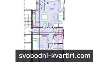 Продажба 3-стаен Център, ново строителство, БДС, 127m², 4/ 6, А8 Продажба 3-стаен Център, ново строителство, БДС, 127m², 4/ 6, А8