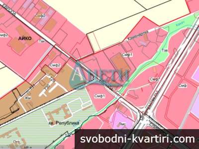 Парцел 3161м2 зад м-н Айко на бул.Европа, м-ст Бел камък, зона Смф2