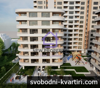 Тристаен апартамент ,ново строителство ,комплекс Изгрев ,град Бургас!