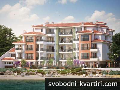 Апартамент с 1 спалня и глекда МОРЕ в комплекс Вила Метара, 60 кв.м., Равда