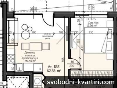 Продажба 2-стаен гр. Бургас - Сарафово 73.63 m²