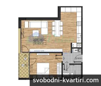 Продажба 2-стаен гр. София - Бояна 85m²
