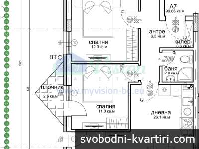 Продажба 4-стаен гр. София - Витоша 102m²