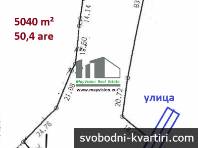 Продажба Парцел гр. Самоков - с. Маджаре 5040m²