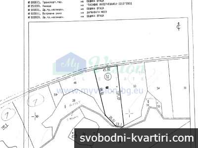 Земя в регулация за продажба в гр. Враца - село Веслец, 23 дка