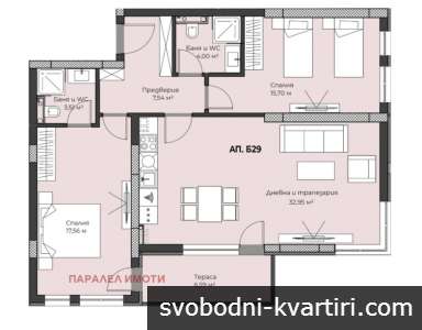 Продажба 3-стаен гр. Пловдив 123m²