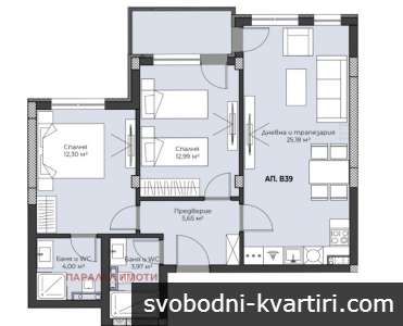 Продажба 3-стаен гр. Пловдив 102m²