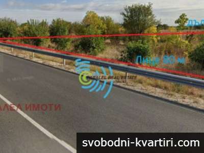 Терен за промишлено строителство ъглов с лице на два пътя