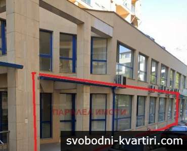 МАГАЗИН или ОФИС ПАРТЕР КОТА 0 Лице 22 м