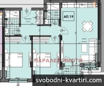 Продажба 3-стаен гр. Пловдив - Гагарин 108m²