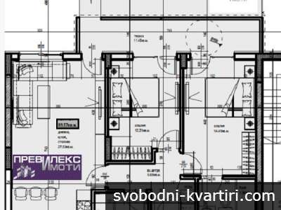 апартамент със собствен двор