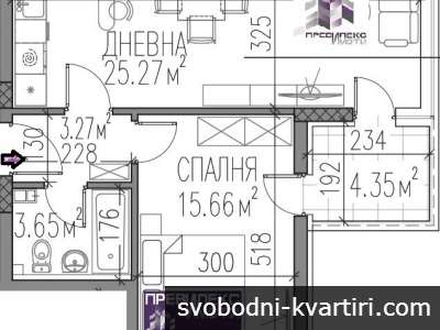 просторен апартамент пре акт 15