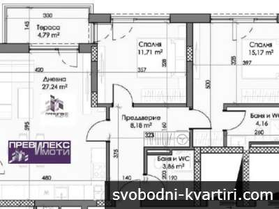 комфортен апартамент с две спални