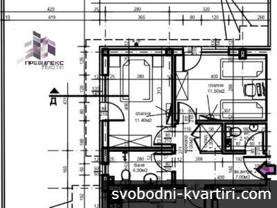 просторен партерен апартамент с две спални