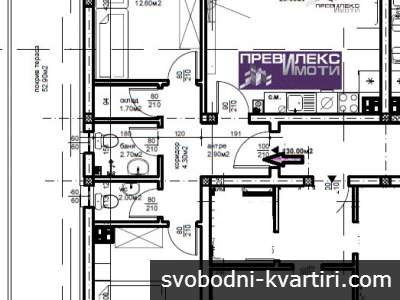 южен мансарден апартамент
