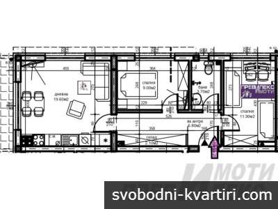 Продажба 3-стаен гр. Пловдив - Христо Смирненски 73m²