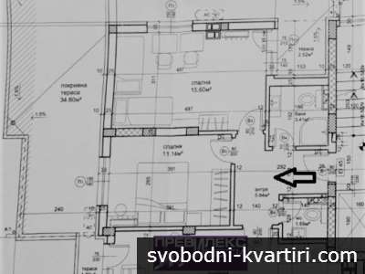 апартамент с просторна тераса
