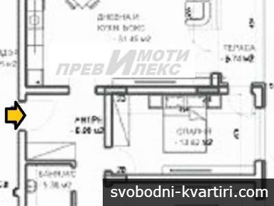 компактен апартамент с 2 сапални