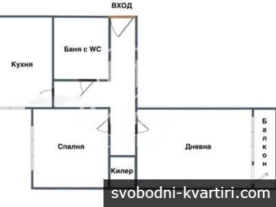 2-стаен апартамент в кв. Здравец
