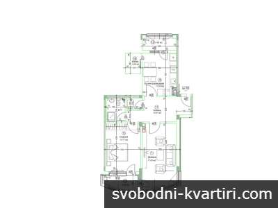 2-стаен апартамент в Центъра