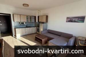 Лазур двустаен апартамент обзаведен #1780497564