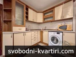 Лазур двустаен апартамент обзаведен #1748593505