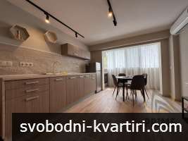 Лазур двустаен апартамент обзаведен #1751893350