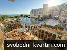 Прекрасен двустаен апартамент с ПАРКОМЯСТО в затворен комплекс ”Diamond Beach” в ж.к. Сарафово