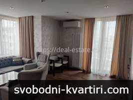 Deal Estate предлага под наем ЧИСТО НОВ напълно обзаведен и луксозно завършен двустаен апартамент