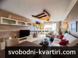 Луксозен двустаен апартамент с 2 бани и паркомясто в супер център