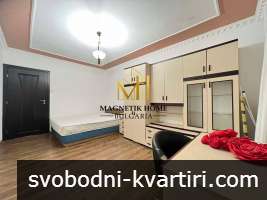 ХИТ ЦЕНА! Приветлив двустаен апартамент с отделна кухня с ПАРНО и ТОПЛА ВОДА в ж.к. Лазур