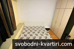 Лазур двустаен апартамент обзаведен #1782381196