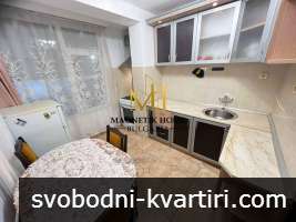 ХИТ ЦЕНА! Приветлив двустаен апартамент с отделна кухня с ПАРНО и ТОПЛА ВОДА в ж.к. Лазур
