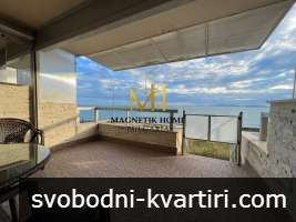 Уникален тристаен апартамент с панорама море и паркомясто в Поморие