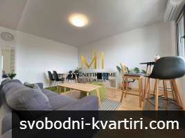 Възхитителен двустаен апартамент в стил ”Бохо” с гледка море в ж.к. Възраждане