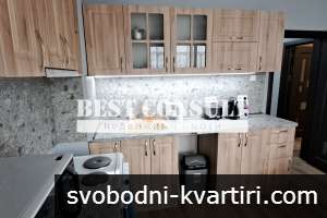 Отличен двустаен обзаведен, два климатика - Топ център