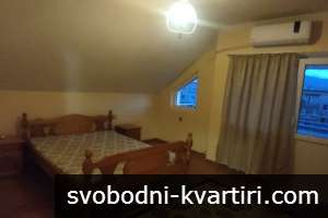 Давам под наем двустаен напълно обзаведен етаж 4в КючукПариж до МОДЪР и супермаркет СЛЪНЧЕВИ ЛЪЧИ1 (до бистро МИРАЖ)-има