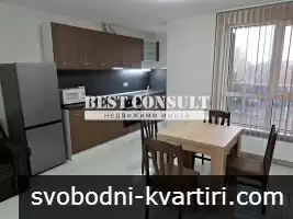 НОВ двустаен обзаведен, ТЕЦ, климатик - Възраждане, Лукойл