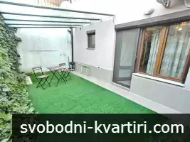 Двустаен апартамент със собствен двор