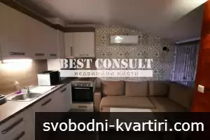 КРАТКОСРОЧНО И ДЪЛГОСРОЧНО  наемане. Обзаведено студио, климатик - Родина 1