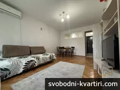 Лазур двустаен апартамент обзаведен #1776412166