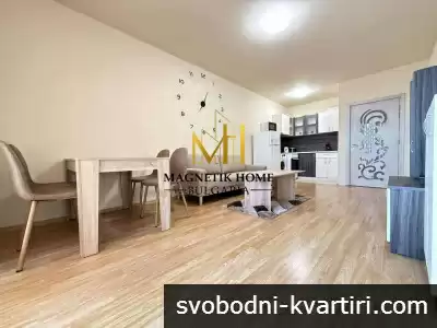Чудесен двустаен апартамент с ПАРКОМЯСТО в затворен комплекс ”Diamond Beach” в ж.к. Сарафово