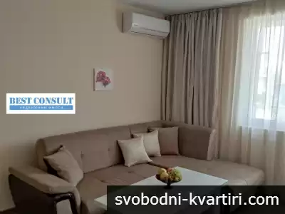 Отличен двустаен обзаведен,  два климатика - Център, бул.  Придунавски
