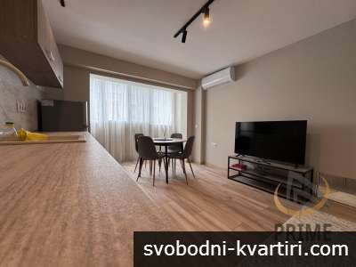 Лазур двустаен апартамент обзаведен #1751893350